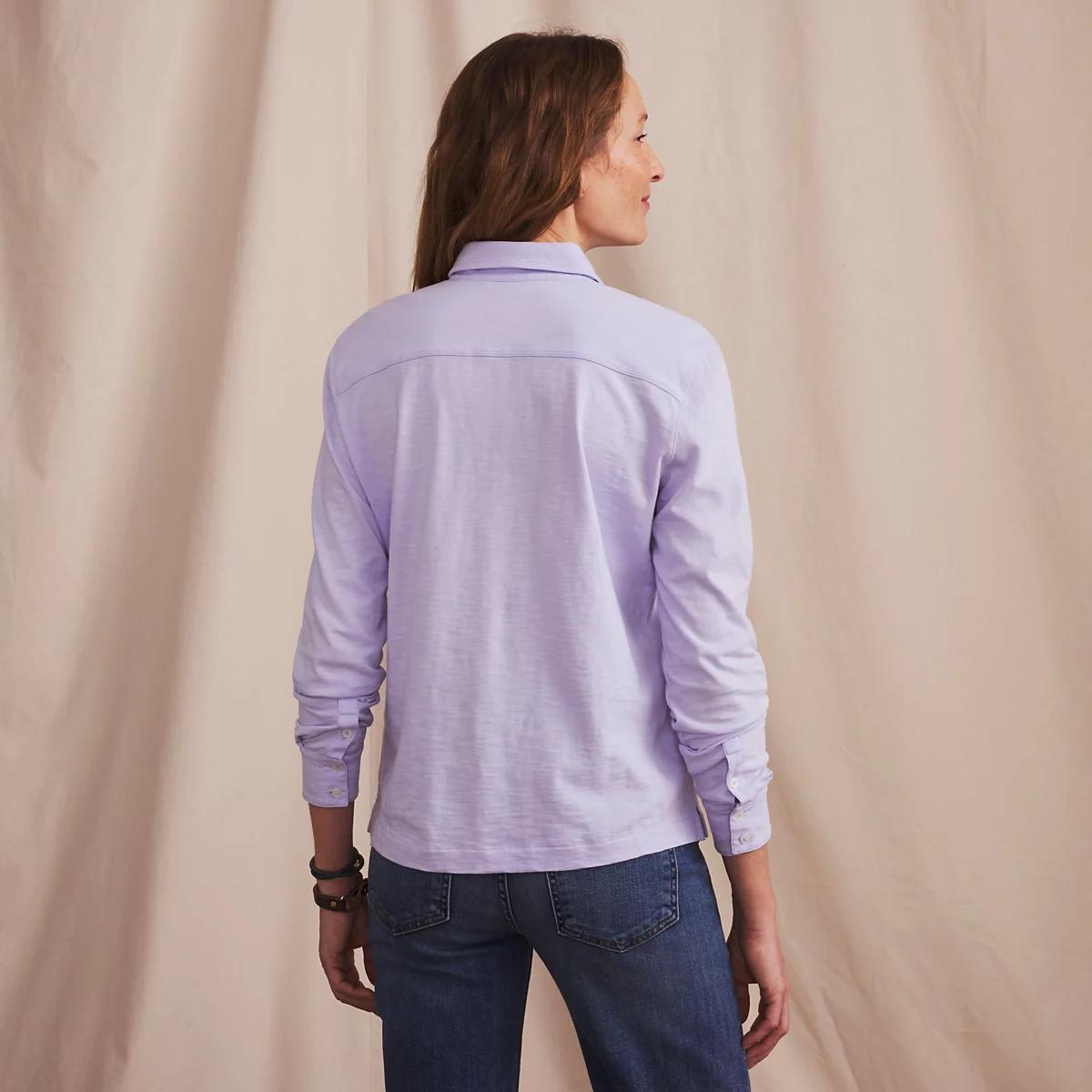 Women’s Bromley Knit Button-Down Long-Sleeve Shirt