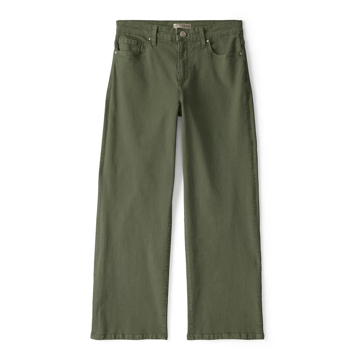 Kut from the Kloth® Charlotte Denim Wide-Leg Cropped Jeans