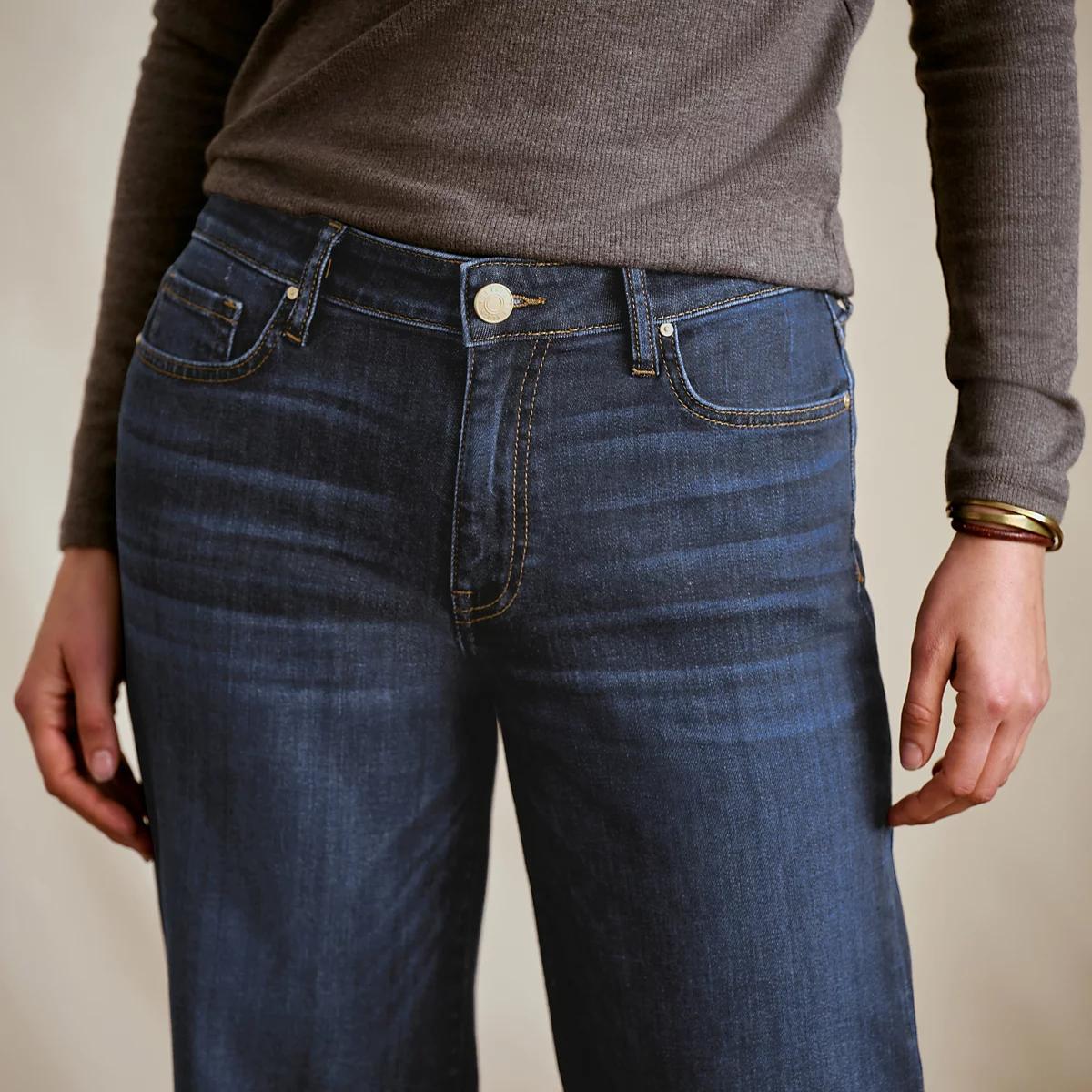 Kut from the Kloth® Charlotte Denim Wide-Leg Cropped Jeans