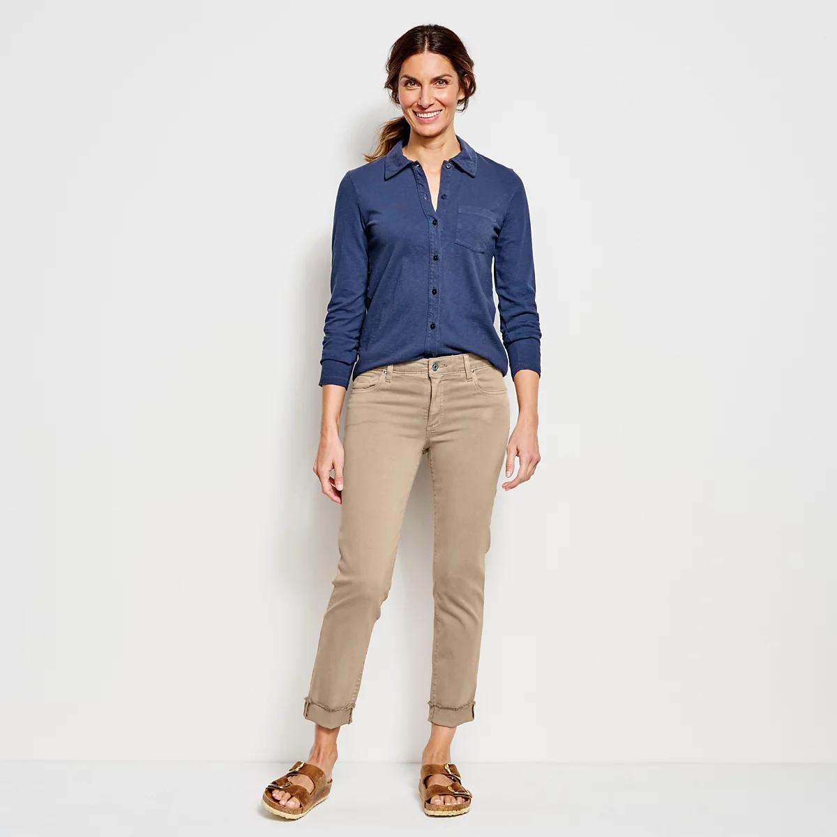 Kut from the Kloth® Amy Stretch Twill Cropped Chinos